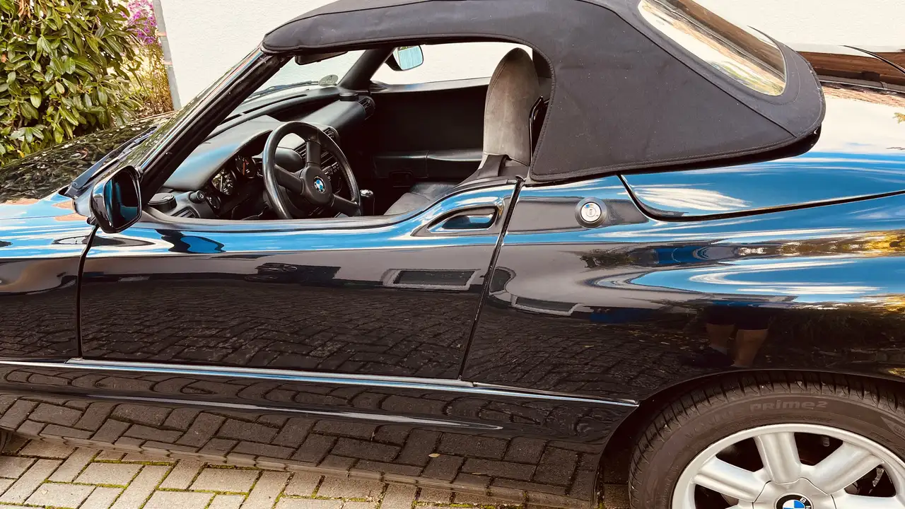 BMW Z1 Traumschwarz mit Sportsitze Camouflage/Nepomuk Leder, foto 3