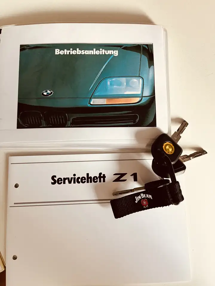 BMW Z1 Traumschwarz mit Sportsitze Camouflage/Nepomuk Leder, foto 12
