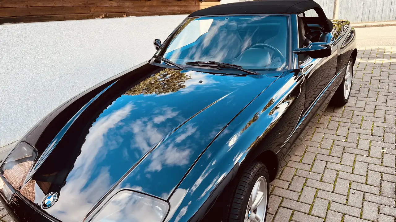 BMW Z1 Traumschwarz mit Sportsitze Camouflage/Nepomuk Leder, foto 2