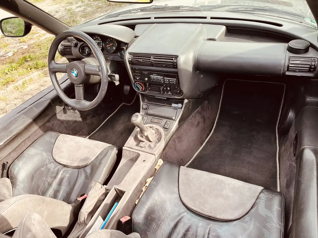 BMW Z1 Traumschwarz mit Sportsitze Camouflage/Nepomuk Leder, foto 11