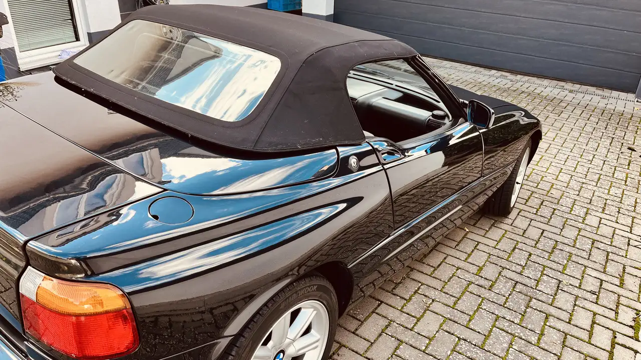 BMW Z1 Traumschwarz mit Sportsitze Camouflage/Nepomuk Leder, foto 7
