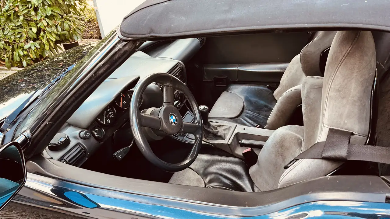 BMW Z1 Traumschwarz mit Sportsitze Camouflage/Nepomuk Leder, foto 5