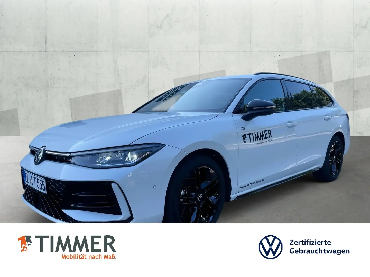 Volkswagen Passat R-Line 2.0 TDI DSG *PANO*BLACK STYLE*AHK*NAVI PRO Weiß - 1