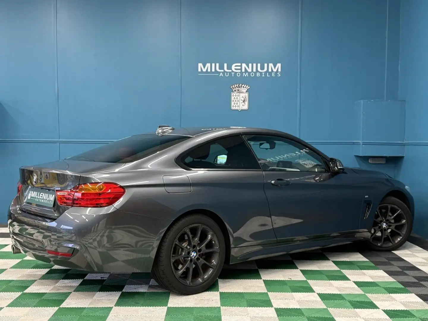 BMW 420 SERIE COUPE (F32) 420DA 190CH M SPORT Gri - 2