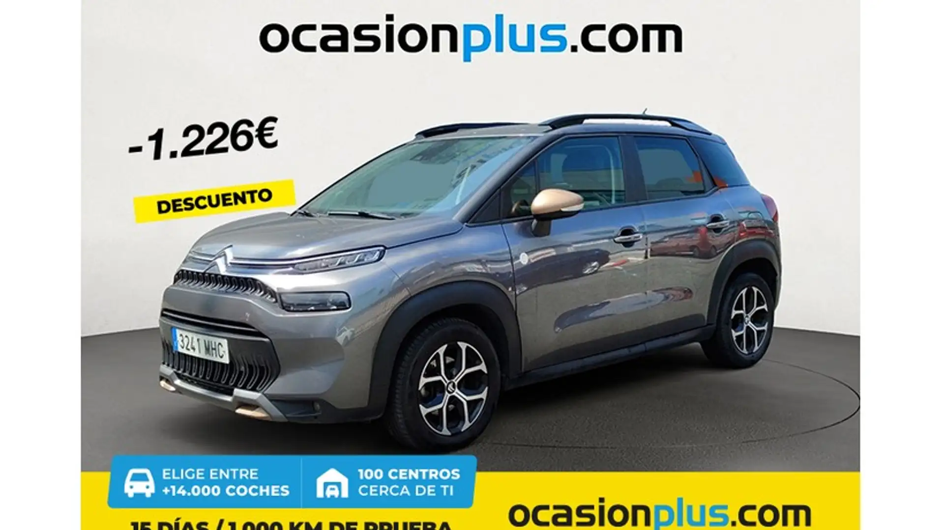 Citroen C3 Aircross Puretech S&S C-Series 110 Grijs - 1