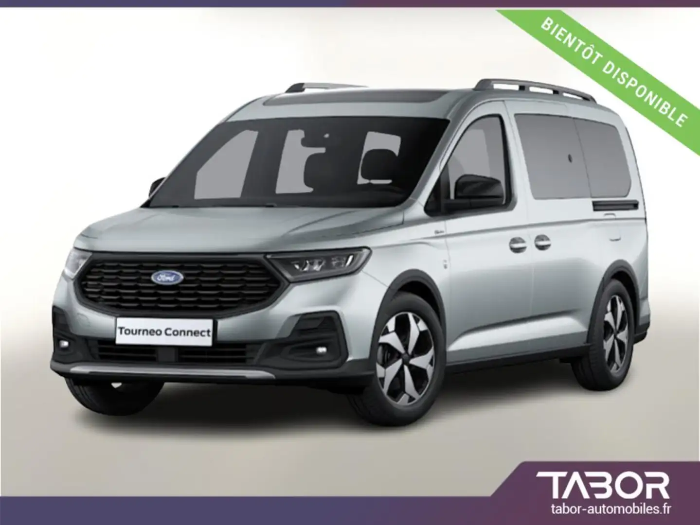 Ford Tourneo Connect Grand TDCI 122 Aut Active Argent - 1