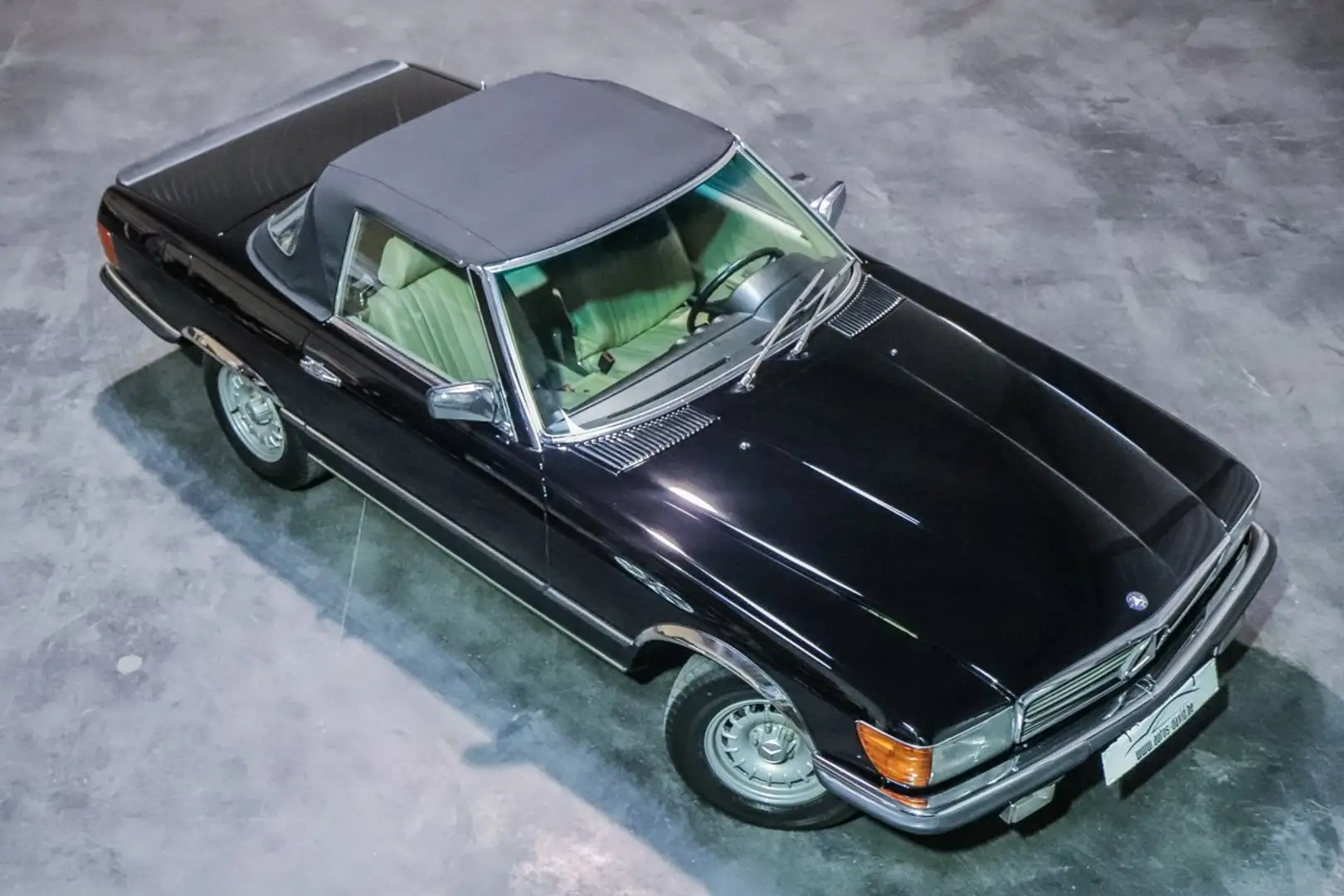 Mercedes-Benz SL 500 5.0 V8 Cabrio / OLDTIMER / AIRCO / ELEKTR. RAMEN Černá - 2