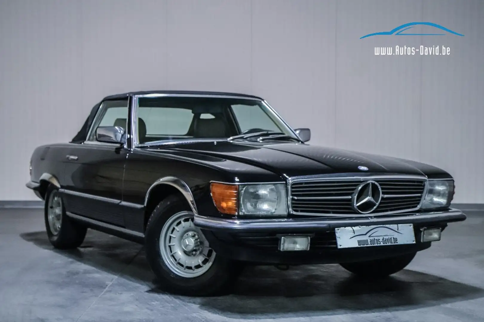 Mercedes-Benz SL 500 5.0 V8 Cabrio / OLDTIMER / AIRCO / ELEKTR. RAMEN Černá - 1