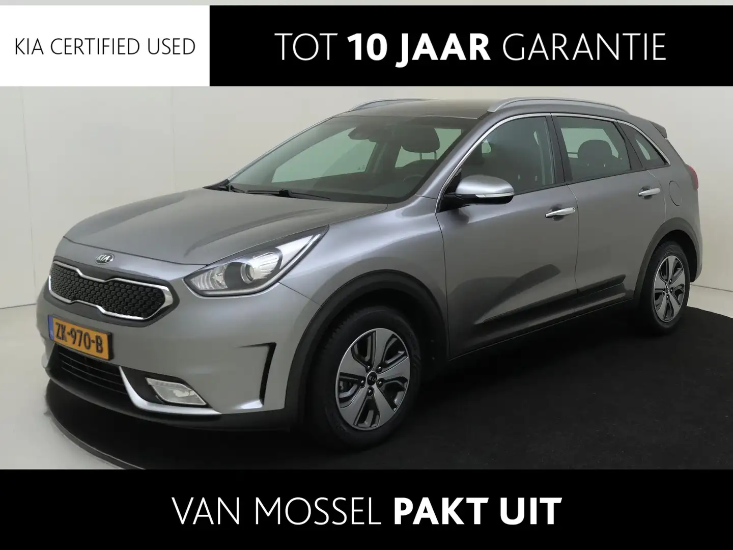 Kia Niro 1.6 GDi Hybrid DynamicLine | Automaat | Navigatie Grijs - 1