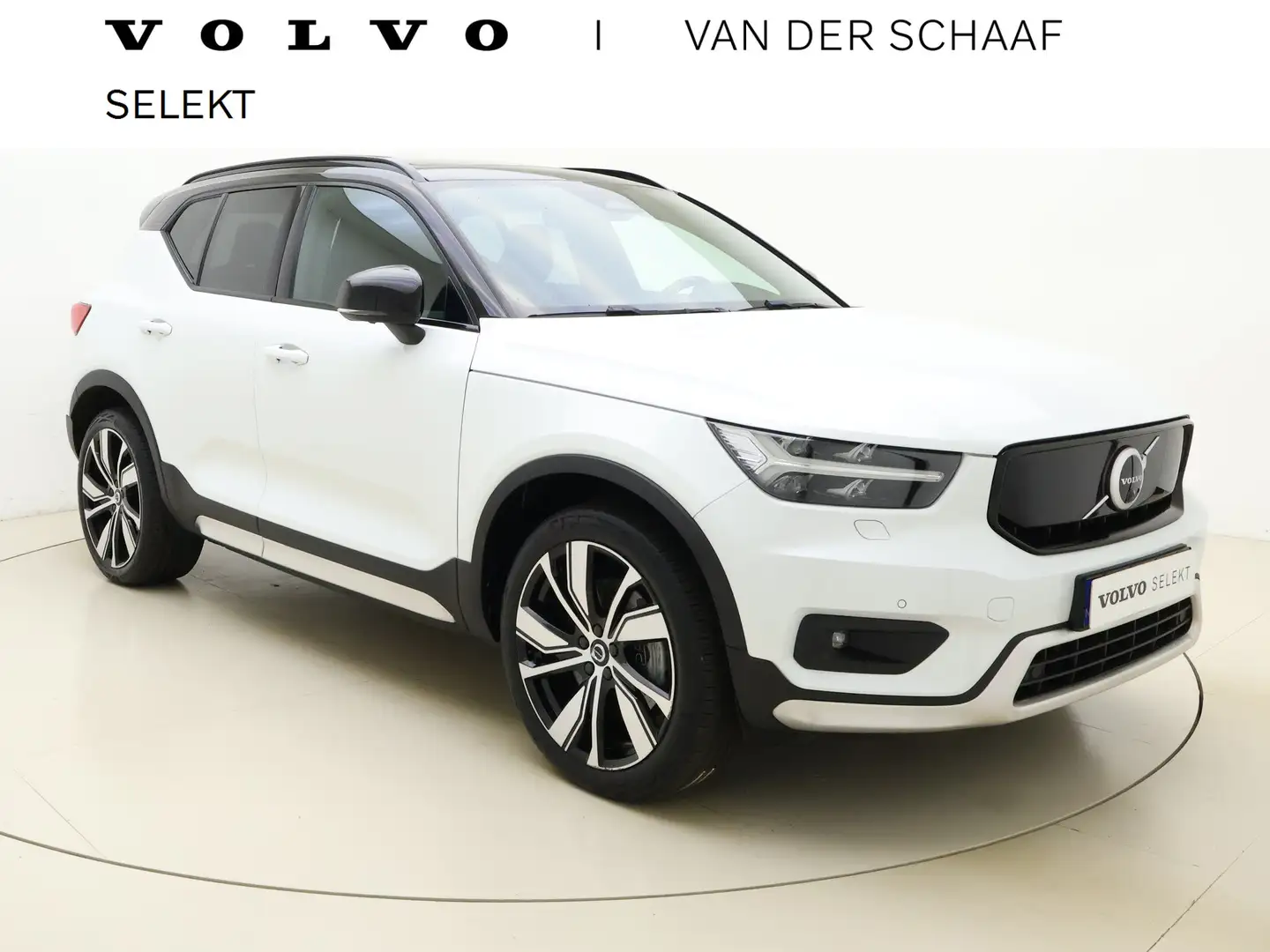 Volvo XC40 Recharge P8 408PK AWD R-Design / Lederen bekleding Wit - 1