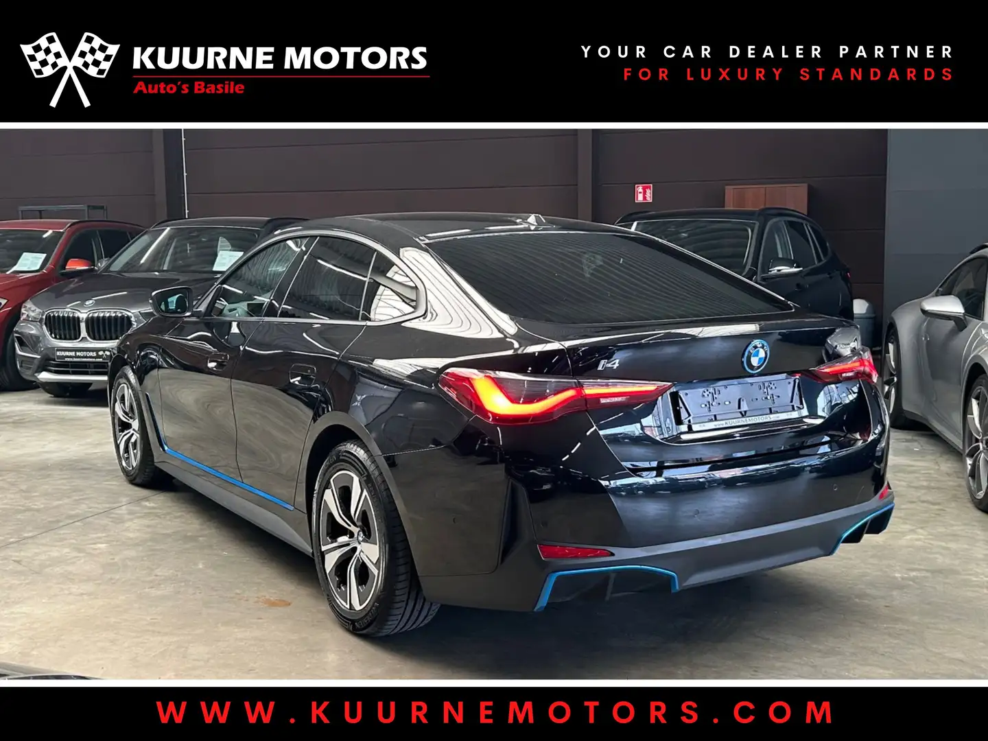 BMW i4 eDrive40 Acc/Leder/Cam/SportZet/Gps *1j garantie* Negro - 2