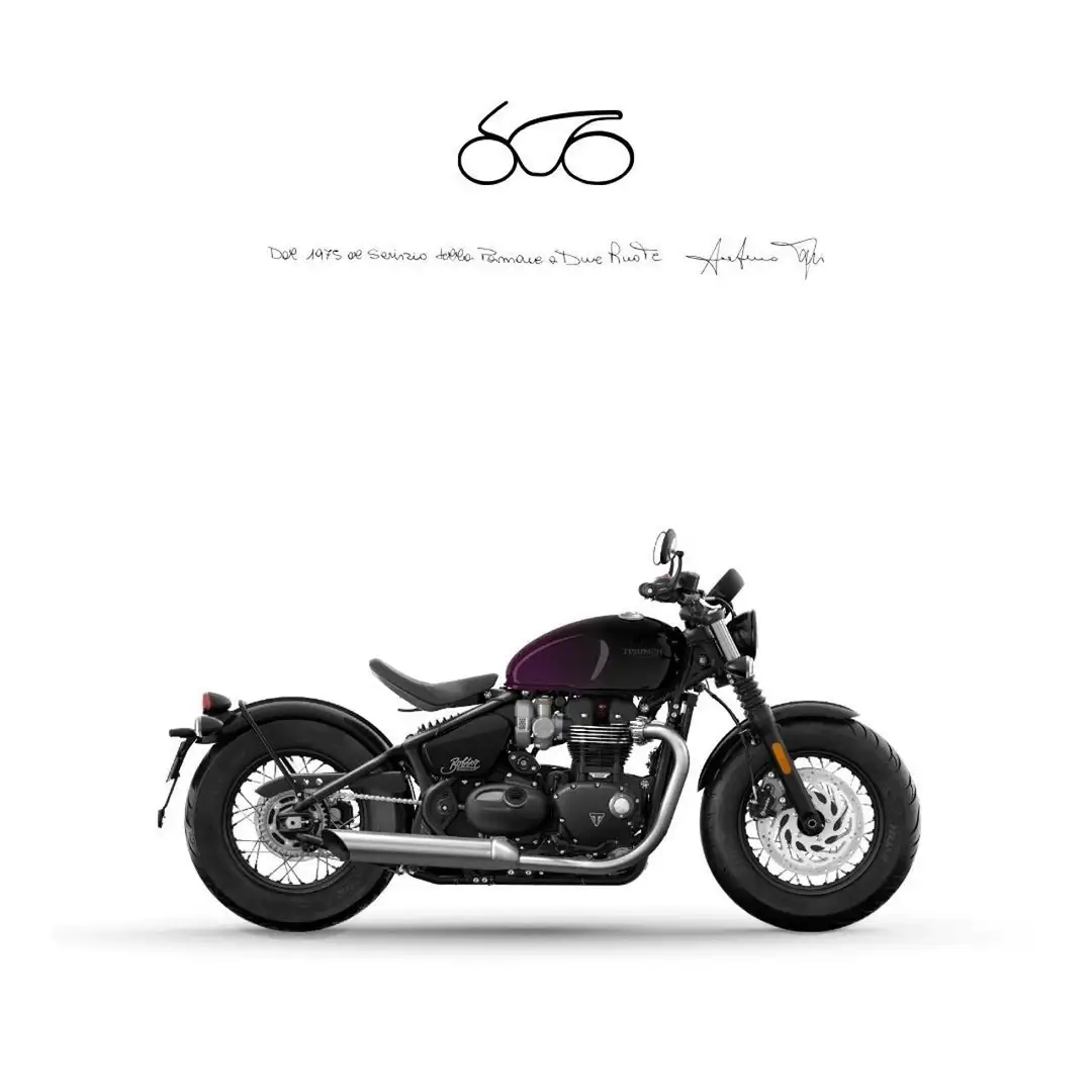 Triumph Bonneville Bobber Bobber Nero - 1