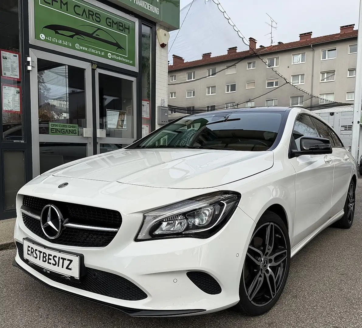 Mercedes-Benz CLA 220 d Shooting Brake Aut. Weiß - 1