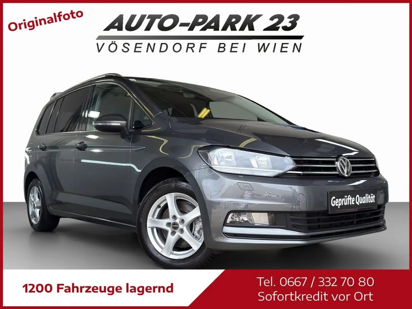 Volkswagen Touran 2.0 TDI**150PS**NAVI**GARANTIE**MOD2017 Grau - 1