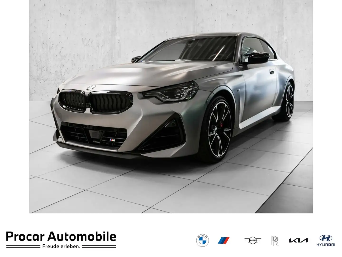 BMW 240 M240i xDrive M Sport RFK NAVI LED Sound Syst. Gris - 1