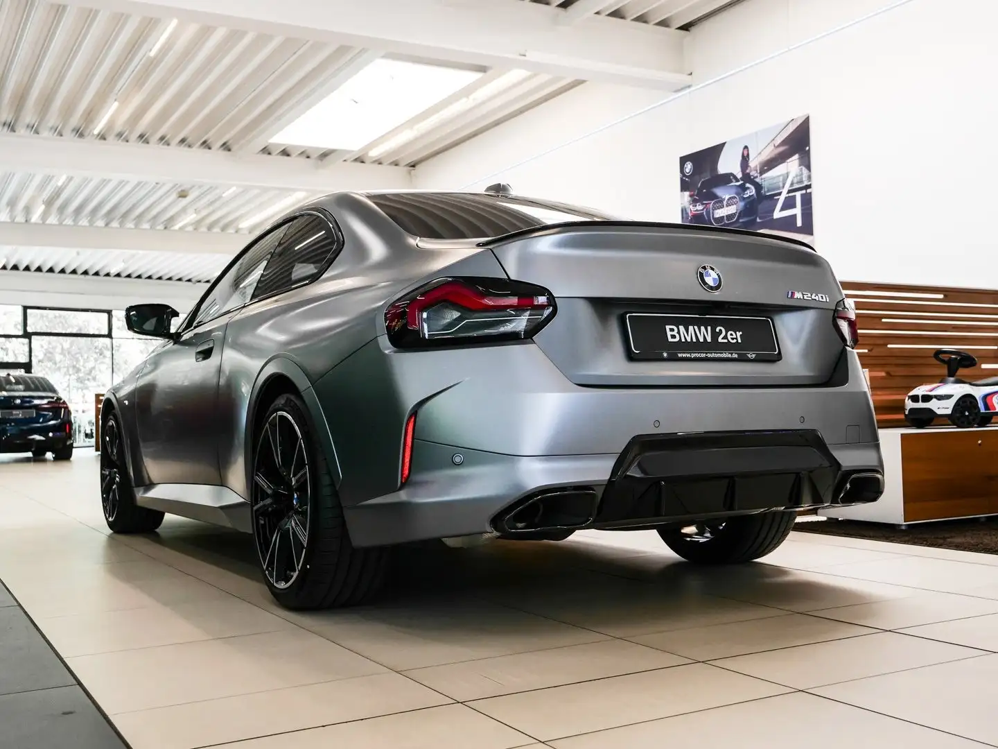 BMW 240 M240i xDrive M Sport RFK NAVI LED Sound Syst. Gris - 2
