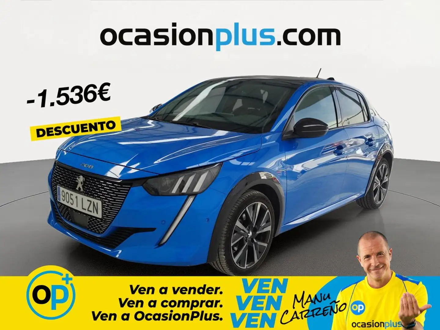 Peugeot 208 1.5 BlueHDi S&S GT Pack 100 Azul - 1