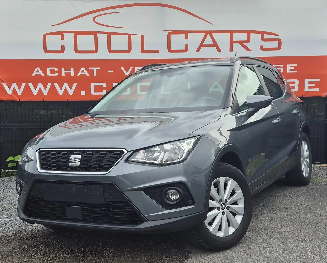 SEAT Arona 1.0 TSI -EU6b-GARANTIE 1AN-CARPLAY-GPS-CLIM-CAMERA Gris - 1
