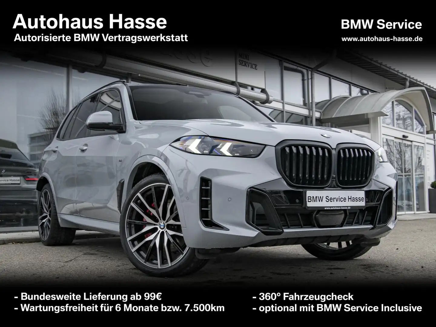 BMW X5 xDr 40d M-Sport Pro 7-Sitz 2-ACHS STANDHZ H/K Grau - 1