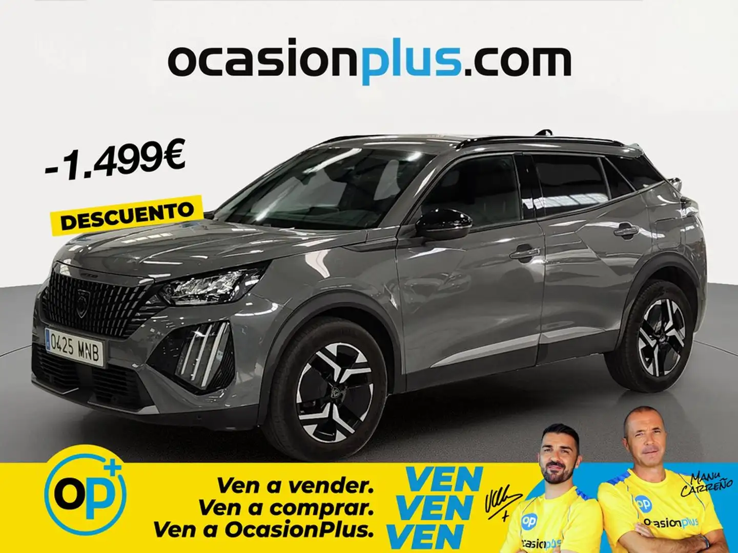 Peugeot 2008 1.2 PureTech S&S Allure 100 Gris - 1