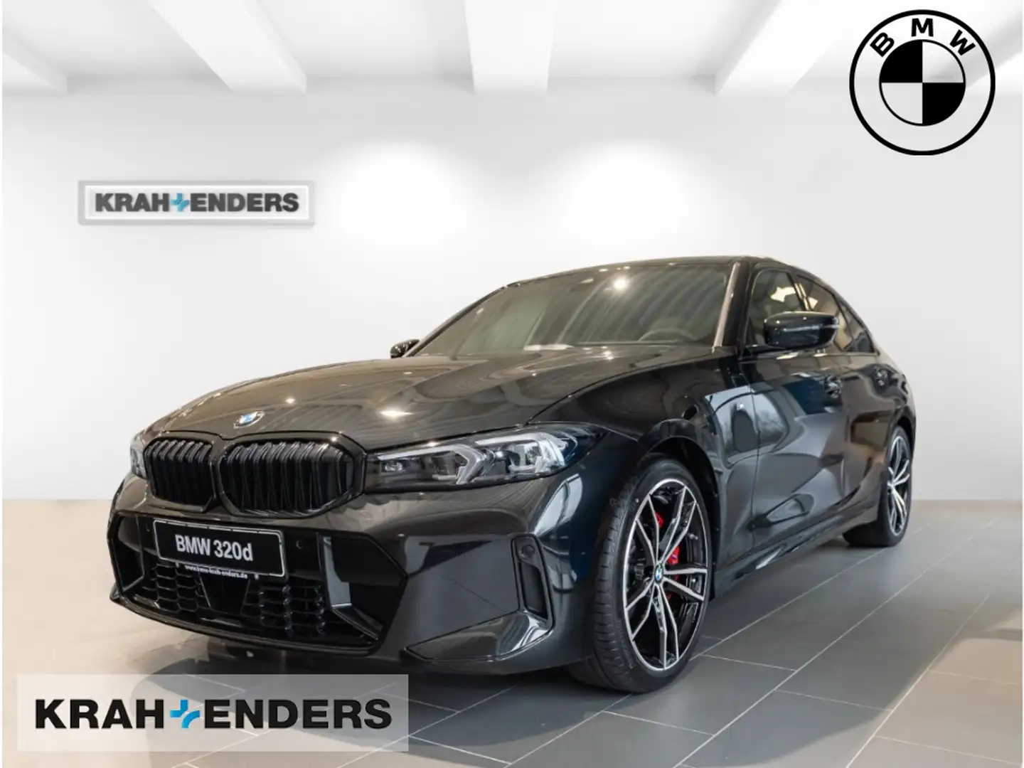 BMW 320 dxDriveMSport+Navi+HUD+RFK+Leder NP 73.830,- Noir - 1