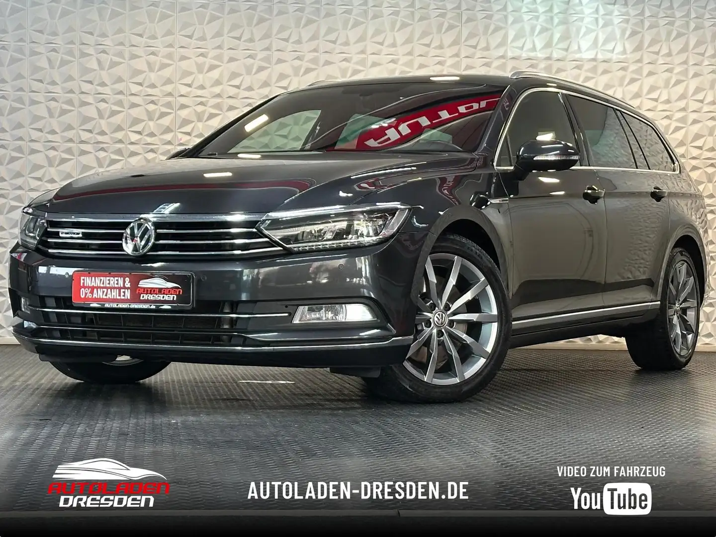 Volkswagen Passat 2.0TDI HIGHLINE 4M* LED'#NAVI#SHZ#2HD#AHK Grau - 1