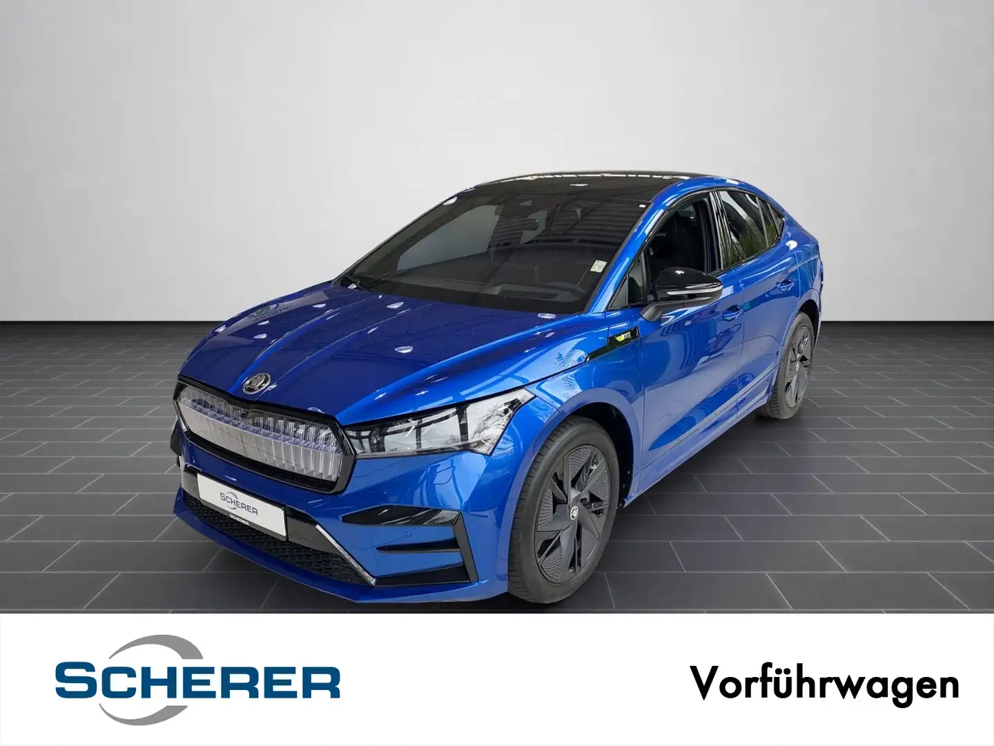 Skoda Enyaq Coupé iV RS 82 kWh 220 KW 1-Gang-Autom. 4x Bleu - 1