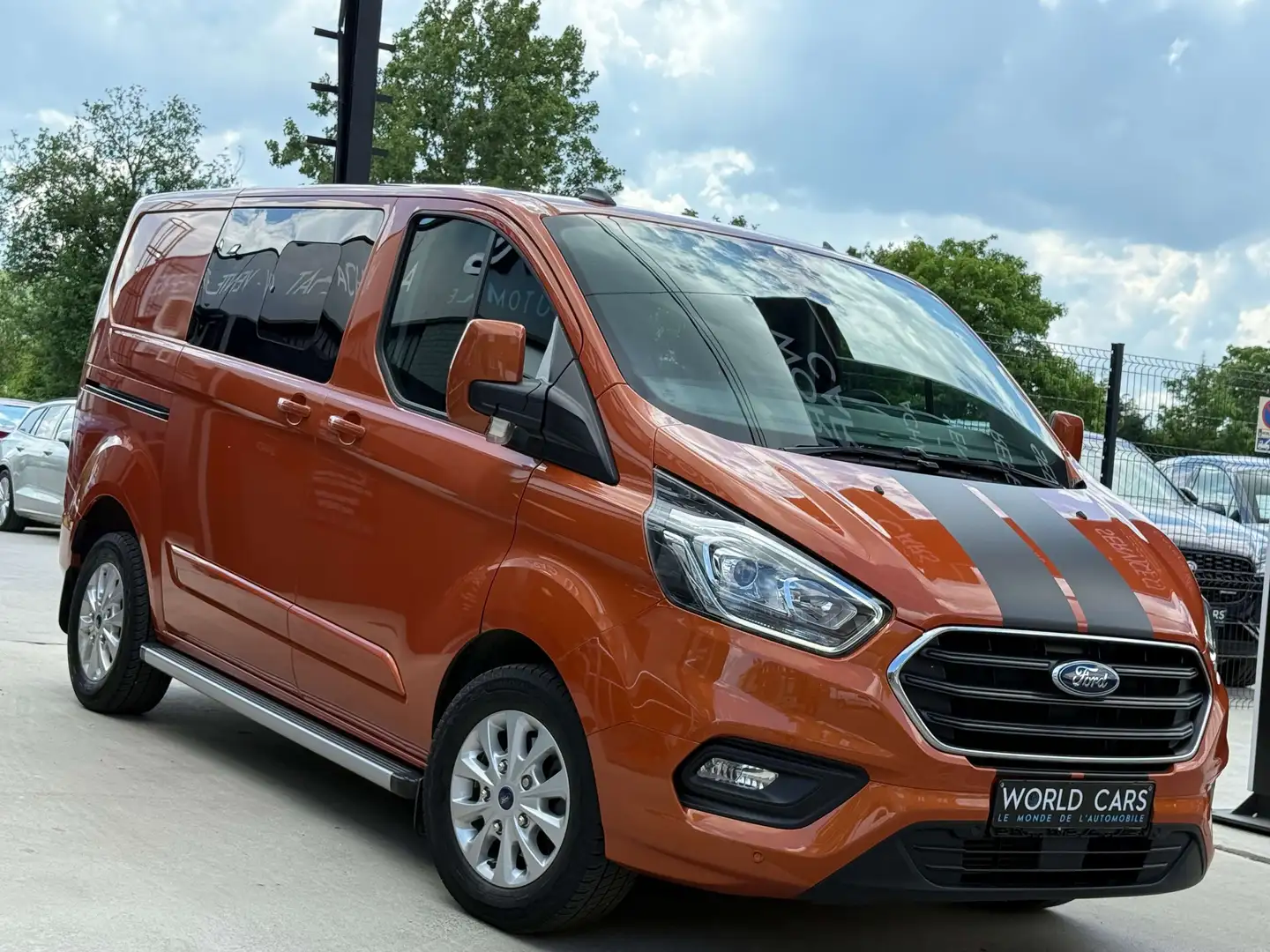 Ford Transit Custom 2.0 TDCi 170CV /BOITE AUTO /5 PLACES /CAMERA /FULL Oranje - 2