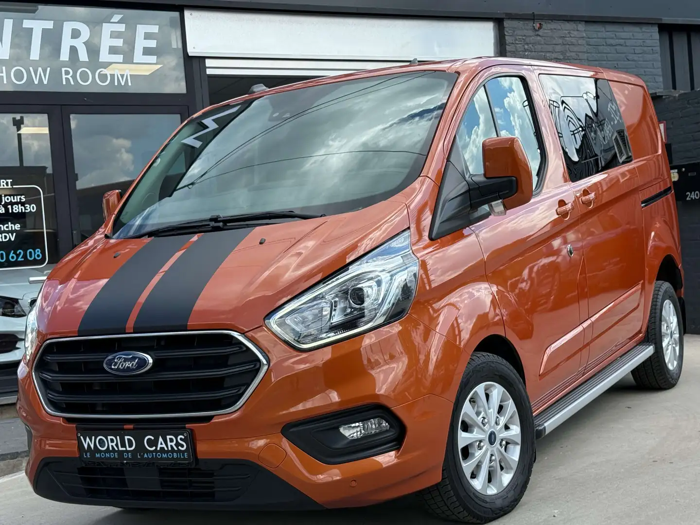 Ford Transit Custom 2.0 TDCi 170CV /BOITE AUTO /5 PLACES /CAMERA /FULL Oranje - 1