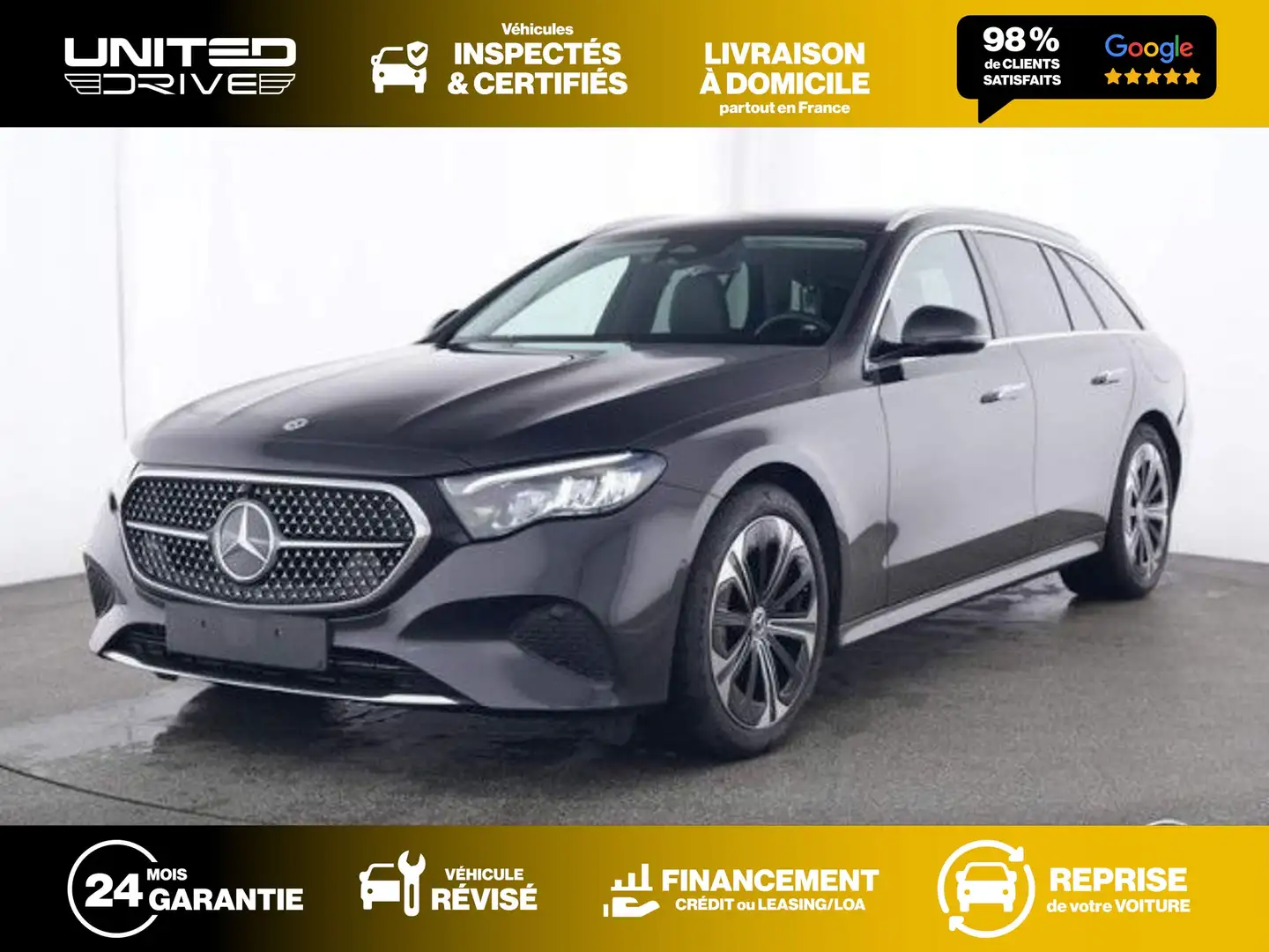 Mercedes-Benz E 300 e T Break Avantgarde Line 204CV Gris - 1