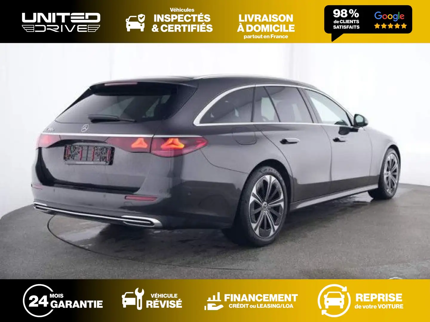 Mercedes-Benz E 300 e T Break Avantgarde Line 204CV Gris - 2
