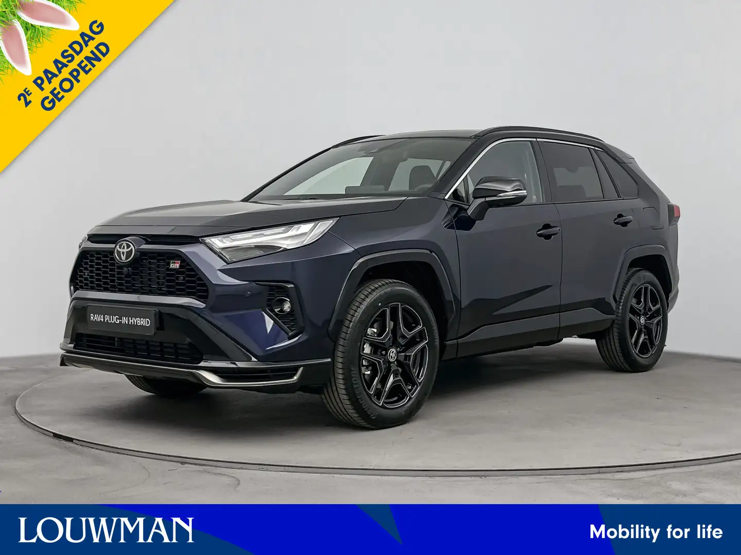 Toyota RAV 4 2.5 Plug-in Hybrid AWD GR SPORT | Apple Carplay & Blauw - 1