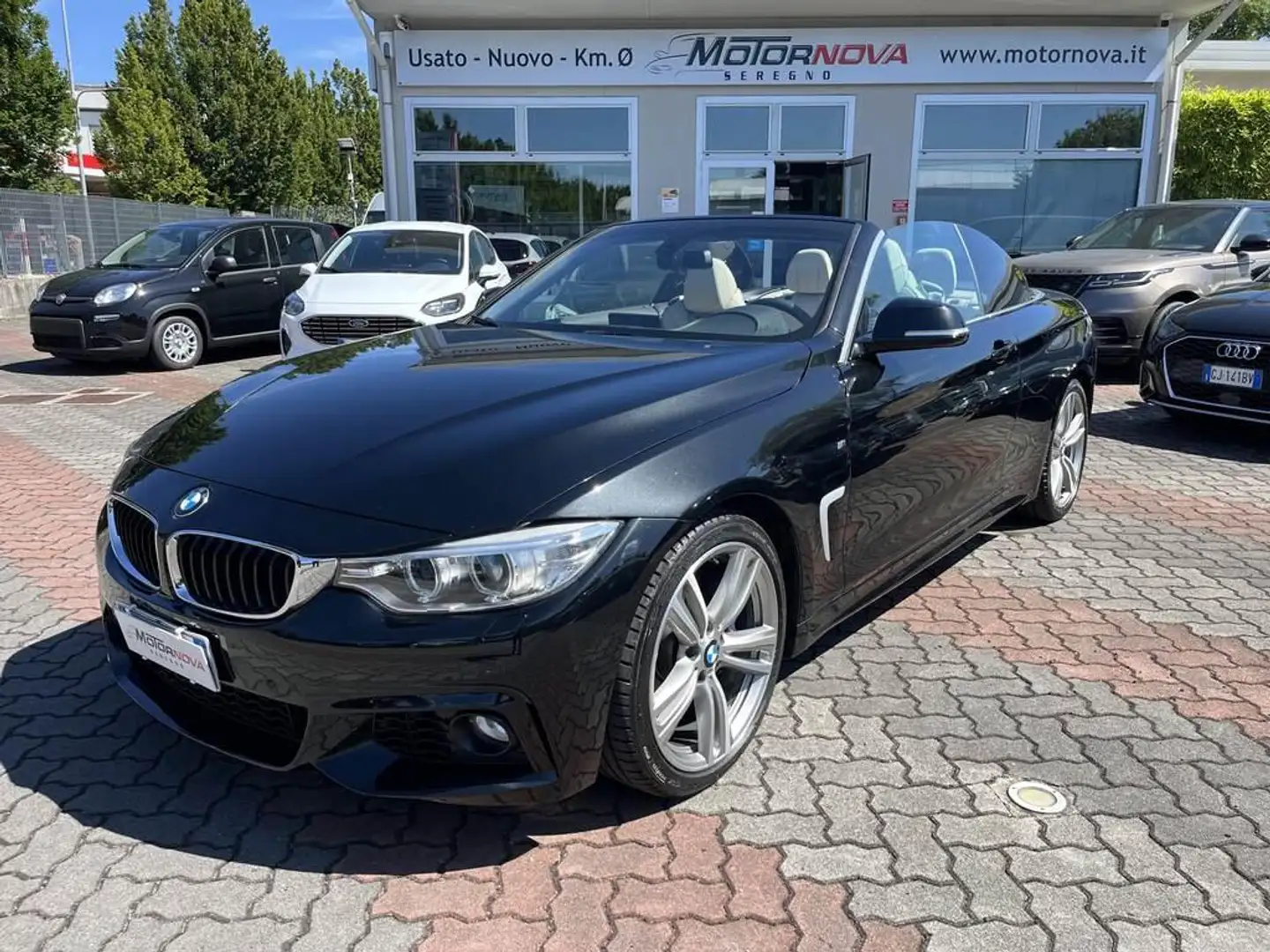 BMW 420 d Cabrio Msport 190cv auto Nero - 1