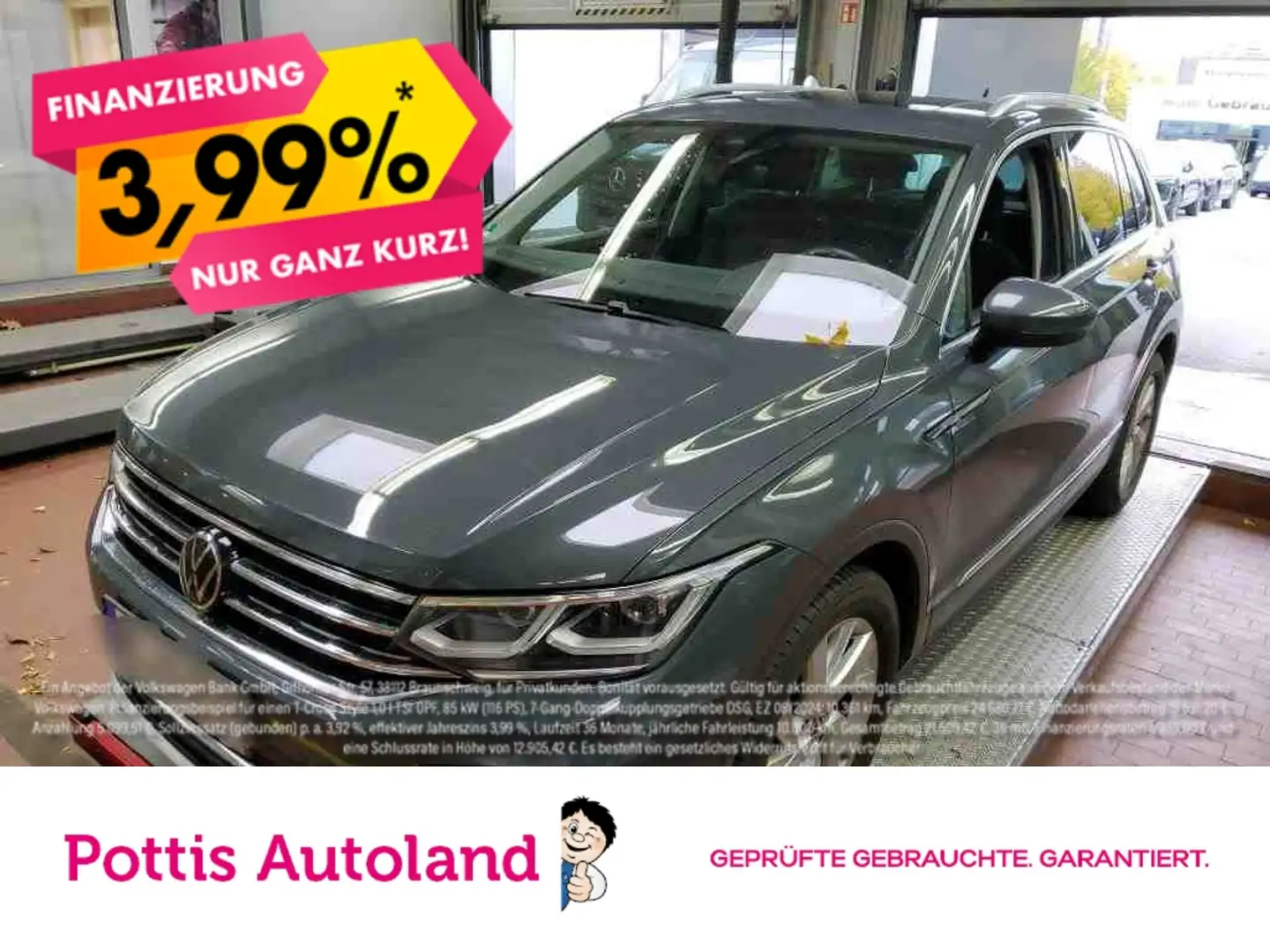 Volkswagen Tiguan 2.0 TDI DSG ELEGANCE PANO NAVI KAMERA IQ.LIGHT Grau - 1