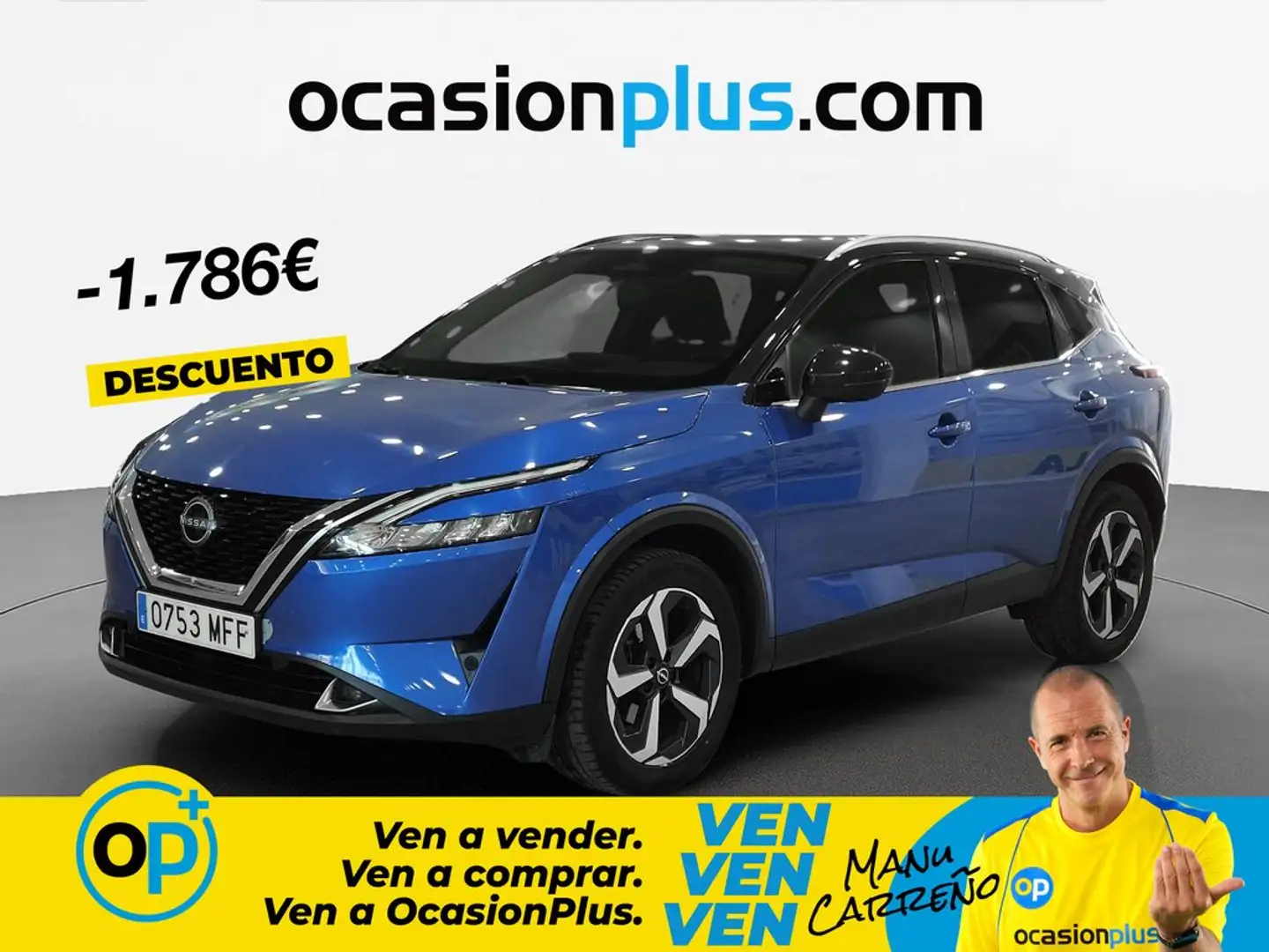 Nissan Qashqai 1.3 DIG-T mHEV 12V N-Connecta 4x2 103kW Azul - 1