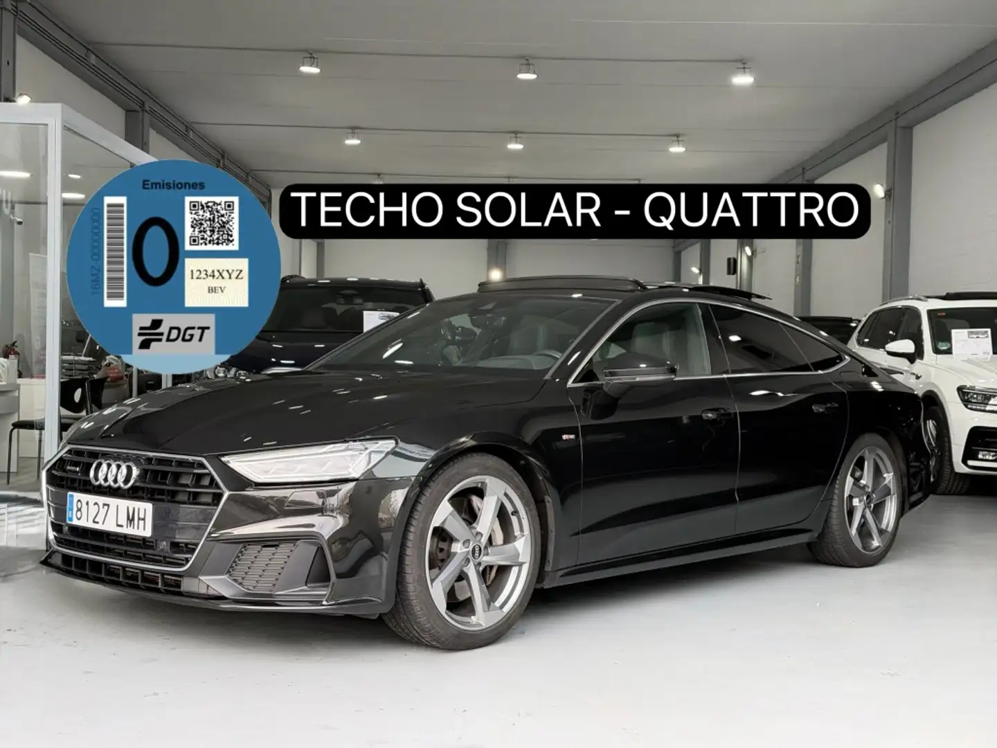 Audi A7 Sportback 50 TFSIe S line quattro-ultra S tronic Noir - 1