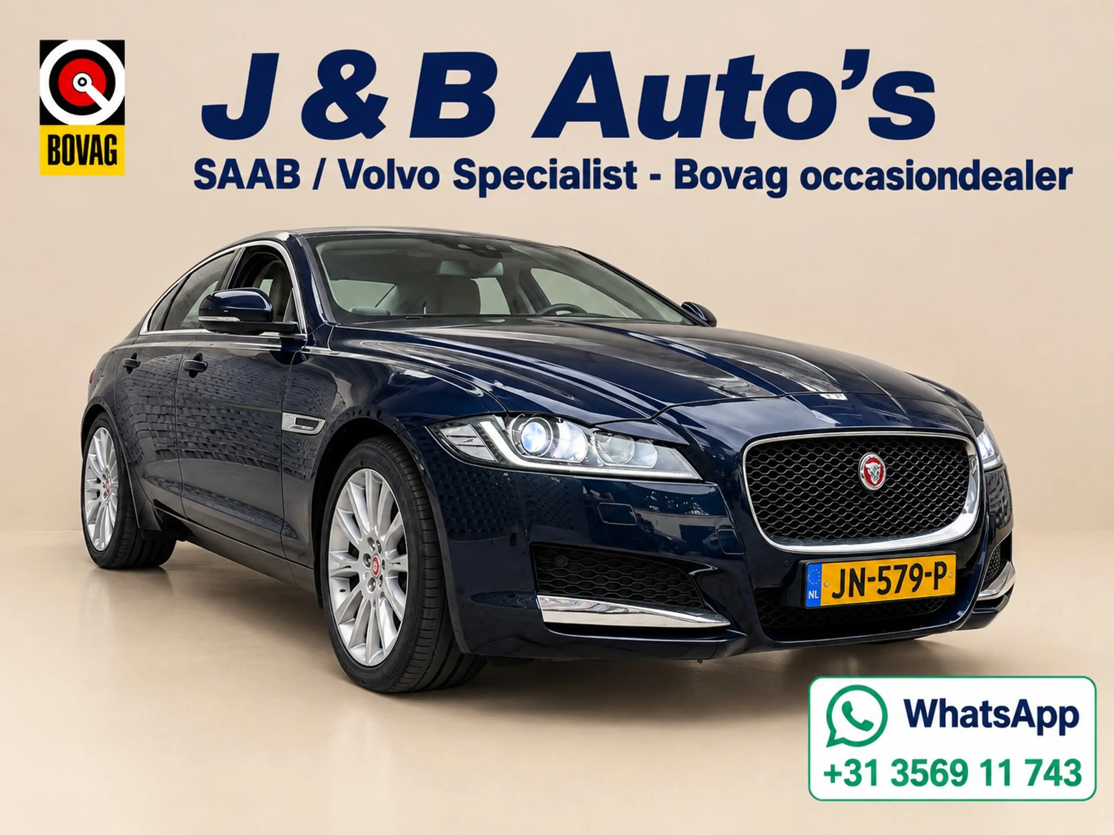 Jaguar XF 2.0 Navigatie Leer NL auto Stuur en stoel verwarmi — photo 7