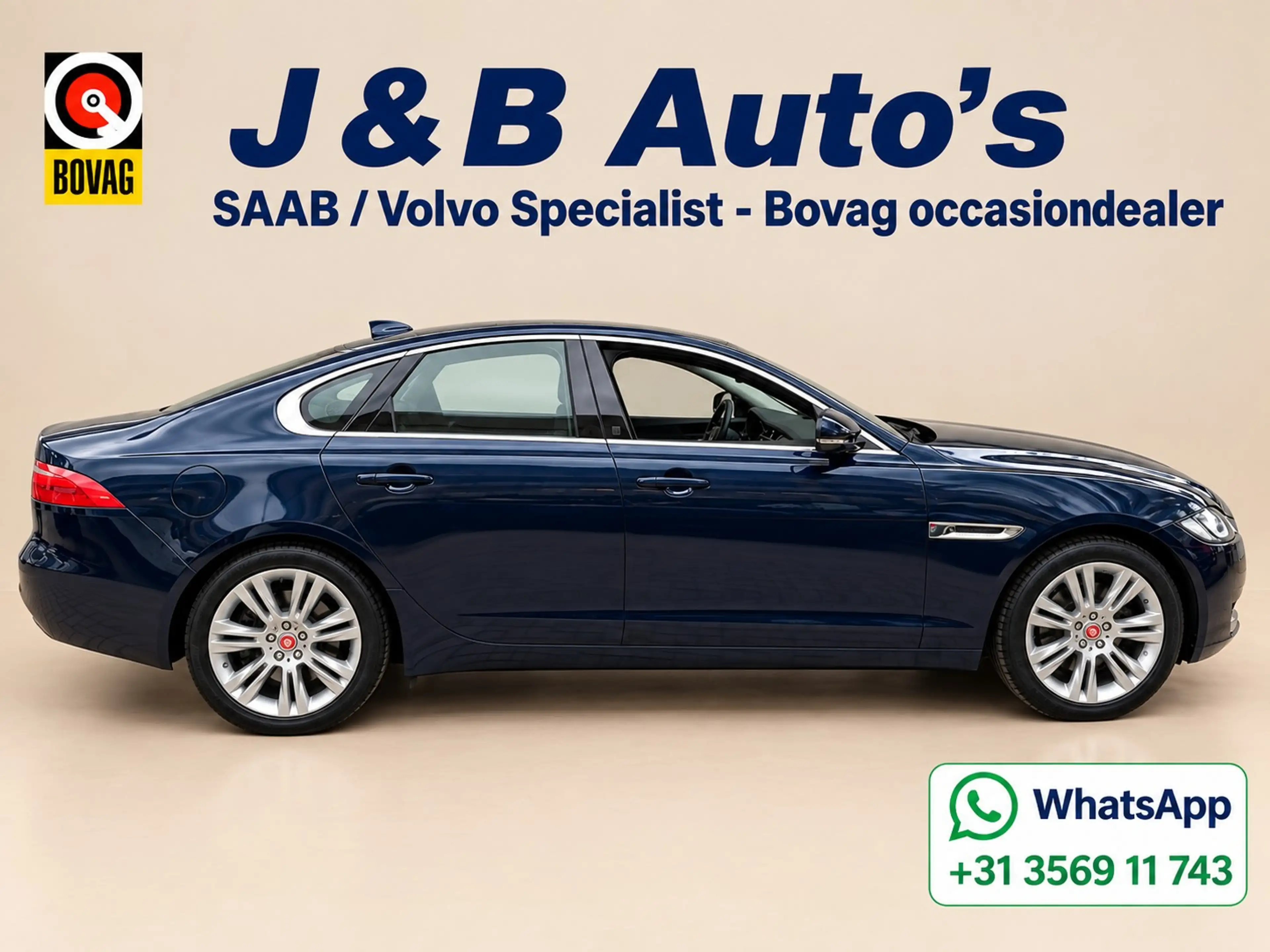 Jaguar XF 2.0 Navigatie Leer NL auto Stuur en stoel verwarmi — photo 3