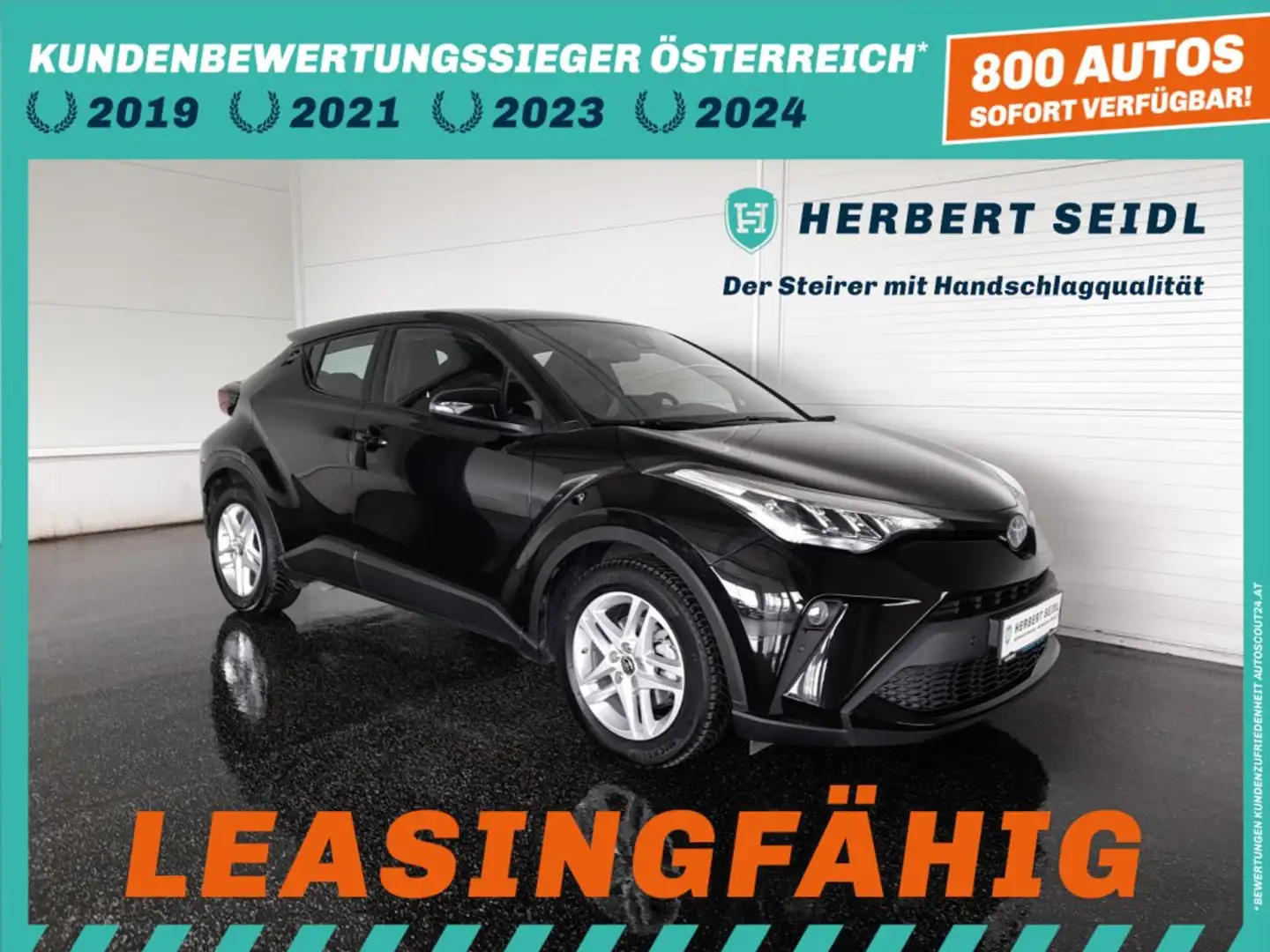 Toyota C-HR 2,0 Hybrid Aut. *LED / NAVI / KAMERA / TEMPOMAT / SITZHEIZUNG / PDC V+H* Schwarz - 1