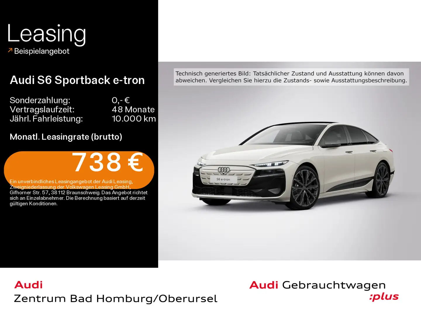 Audi S6 e-tron edition one quattro*Navi*LED Beige - 1