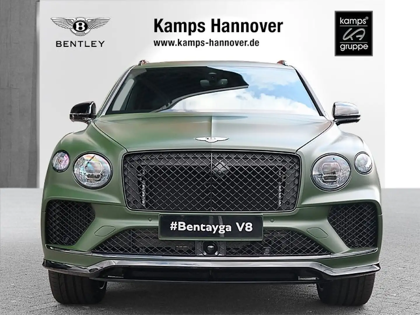 Bentley Bentayga V8 S  *Satin*Naim*Parking Heater* Groen - 2