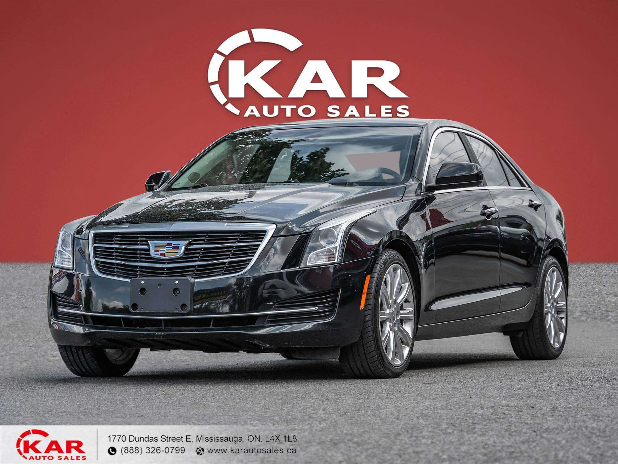 Black 2018 Cadillac ATS Sedan All-Wheel Drive 8-Speed Automatic