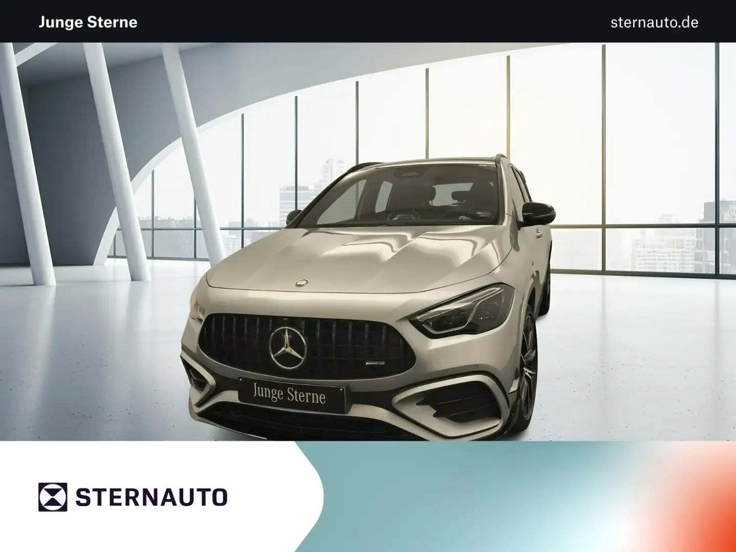 Mercedes-Benz GLA 45 S 4M+ Premium+ PerfoSitz Aero Sitzklima LED Silber - 1