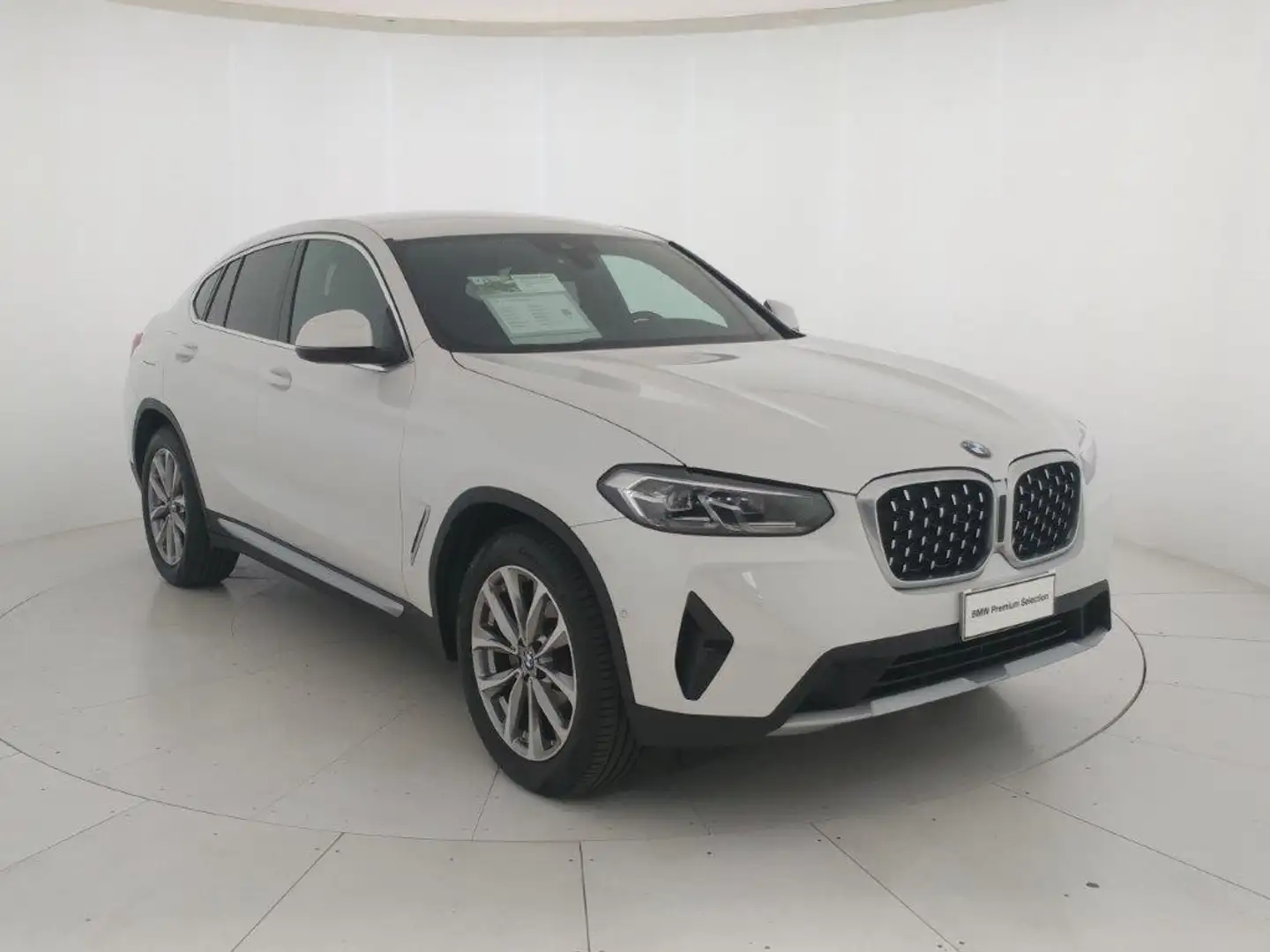 BMW X4 xdrive20d mhev 48V auto Bianco - 2