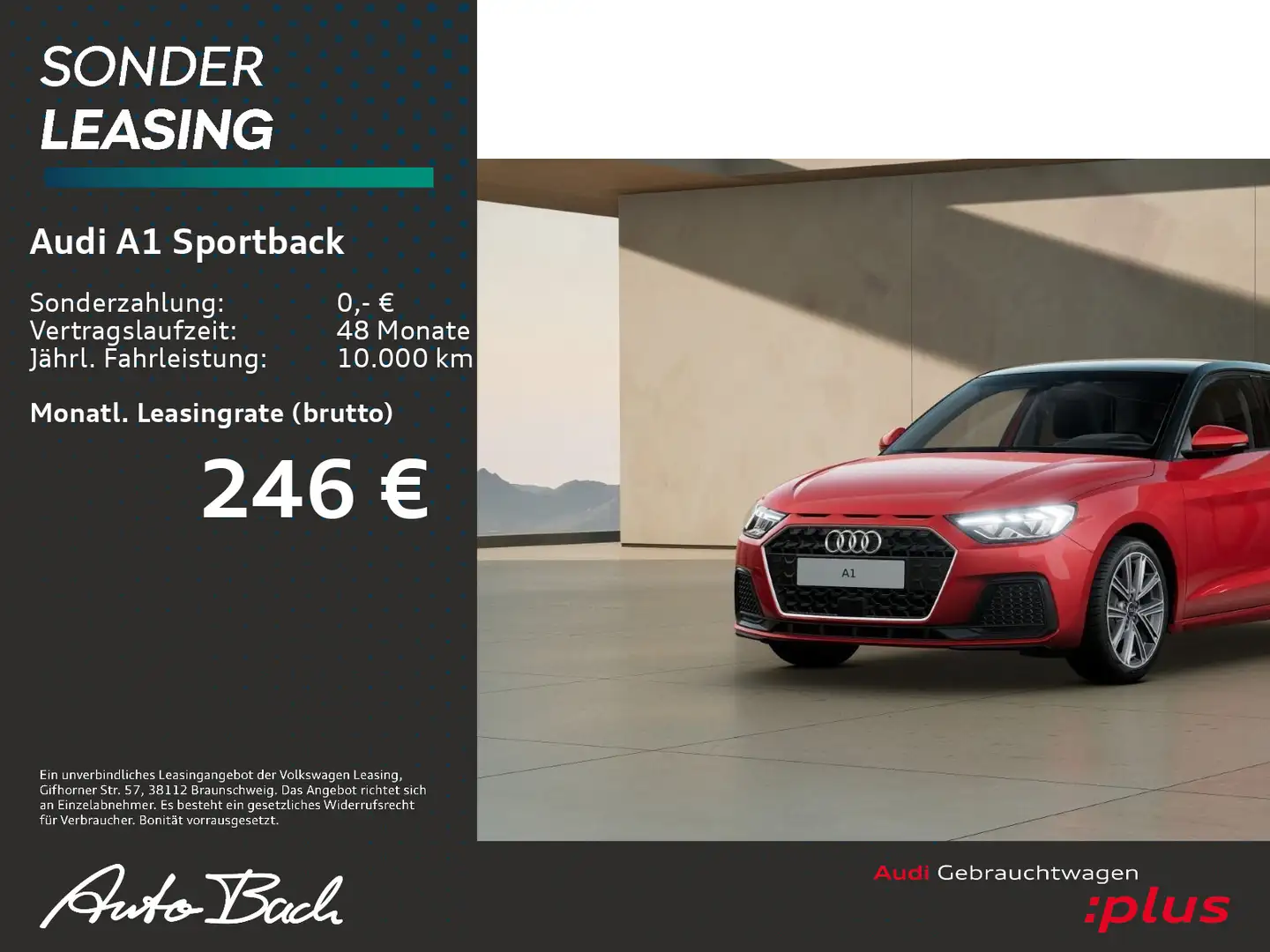 Audi A1 advanced 25TFSI Stronic LED Sitzhei Rot - 1