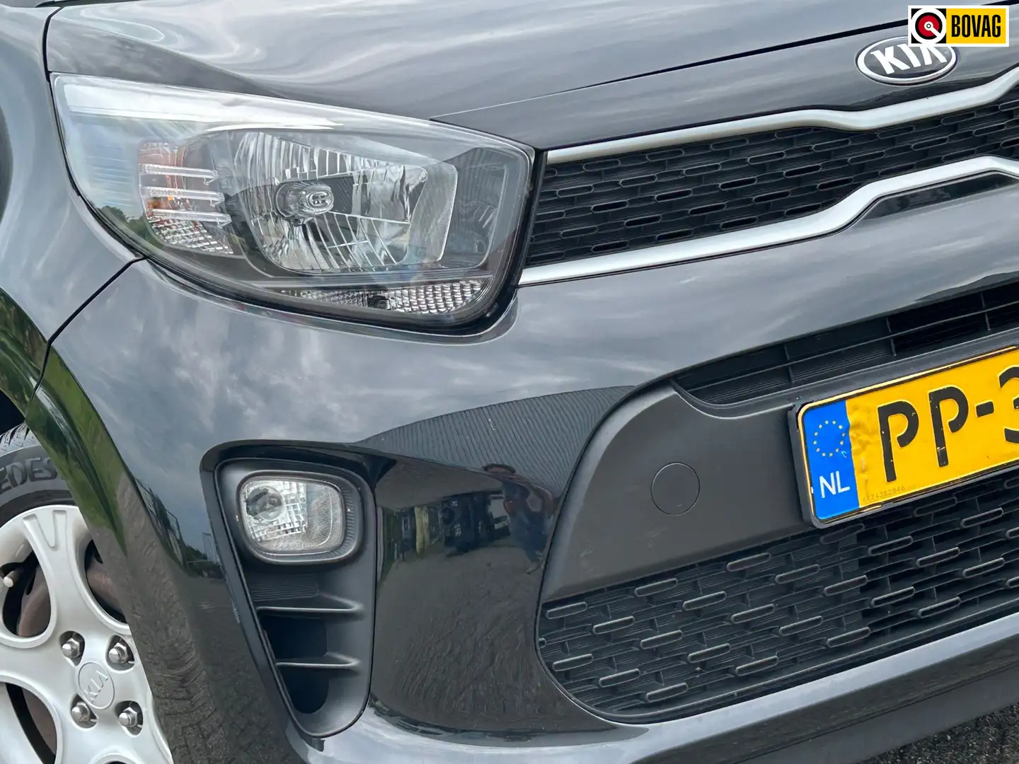 Kia Picanto 1.0 CVVT EconomyPlusLine - Black Pearl - 1e eigena Zwart - 1