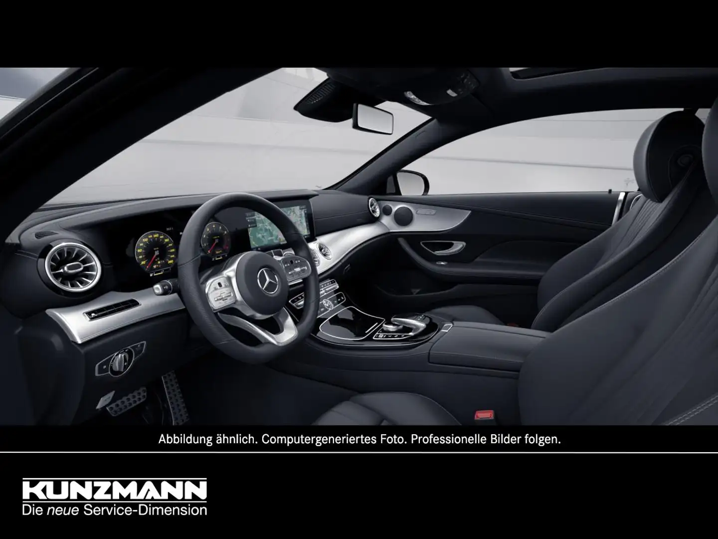 Mercedes-Benz E 200 Coupé AMG Comand Panorama Kamera Spiegel-P Grau - 2