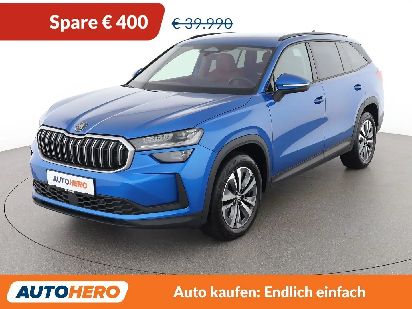 Skoda Kodiaq 2.0 TDI Selection 4x4 Blau - 1