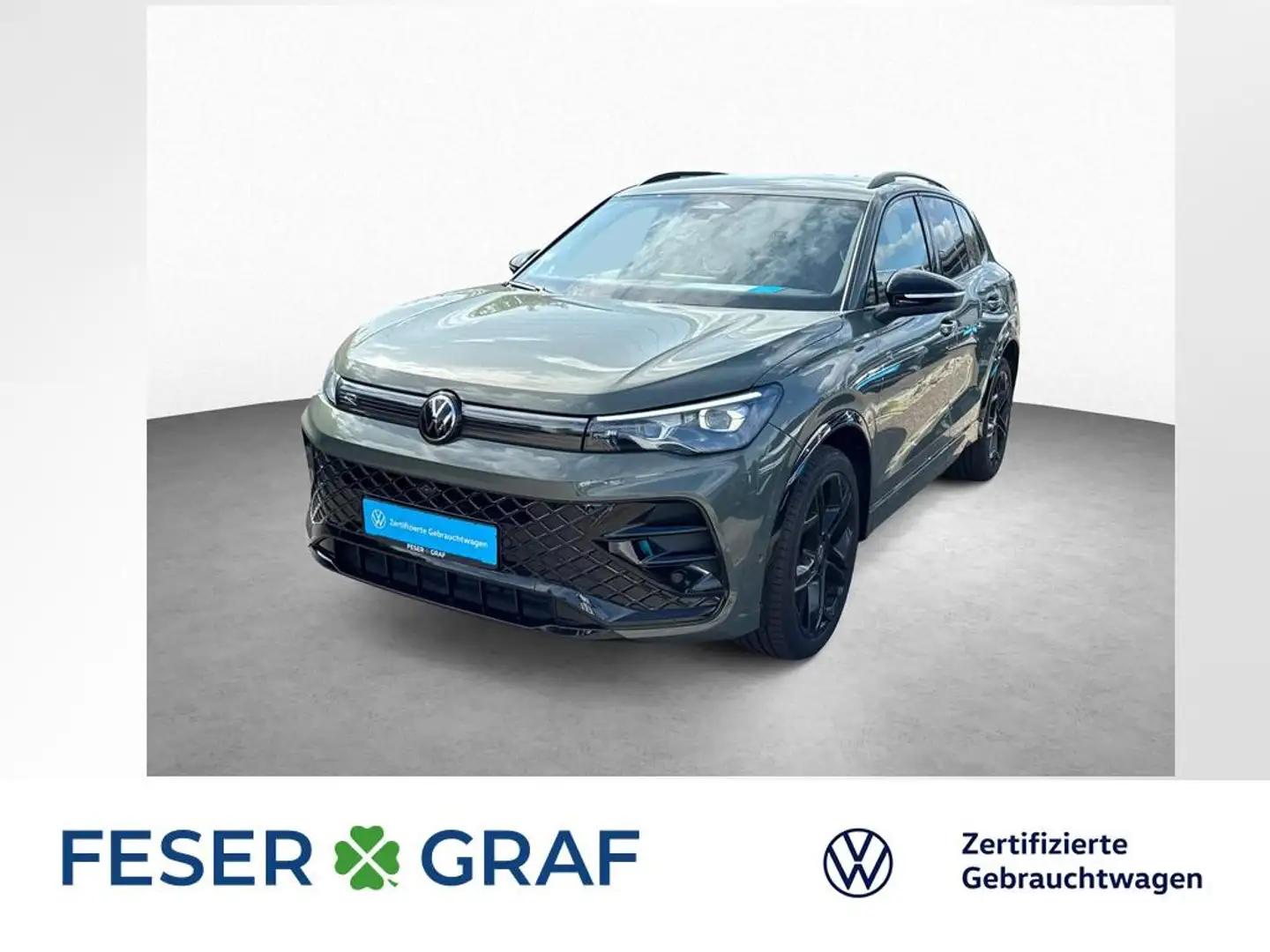 Volkswagen Tiguan 1.5 eTSI DSG R-LINE HD-MATRIX ACC 360KAM Grün - 1