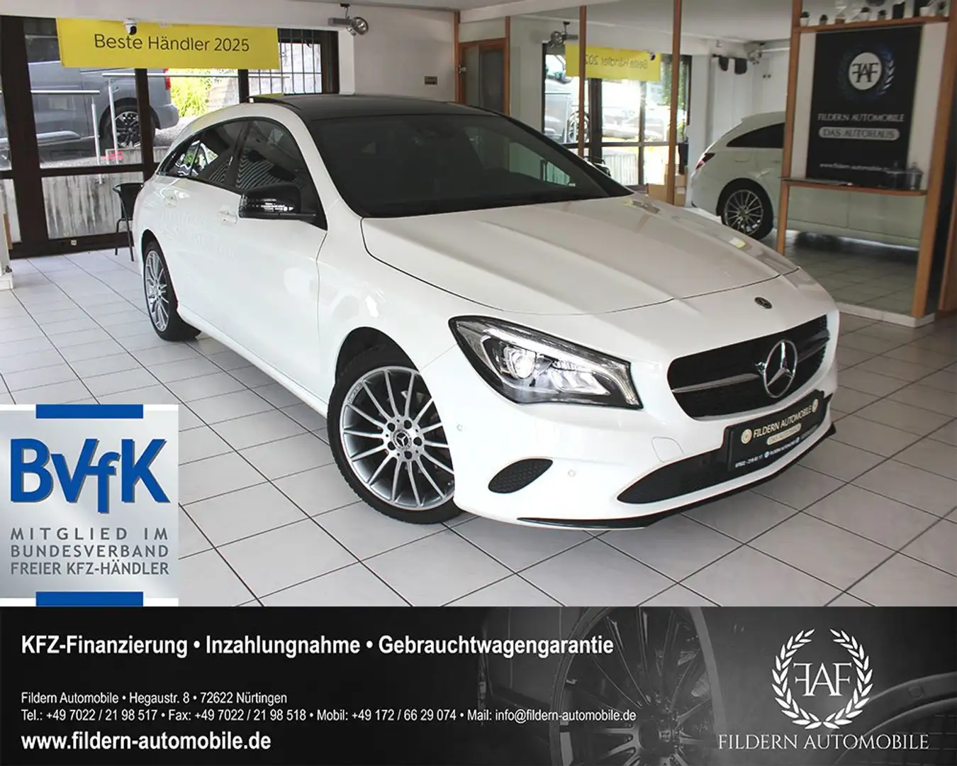 Mercedes-Benz CLA 200 7G-Tronic SB Night Paket*LED*PANO*KAMERA*TOTWINKEL Weiß - 1